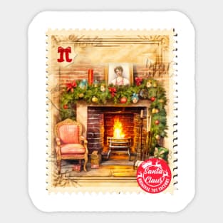 Christmas stamp Sticker